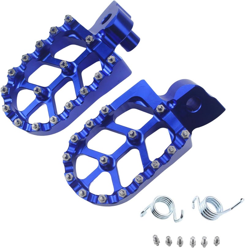 Adsspro Motorcycle CNC Foot Pegs Rests Footpegs For YZ65 18-21 YZ85 02-21 YZ125 97-21 YZ250 98-21 YZ250F 01-21 YZ426F 00-02 YZ450F 03-21 YZ125X 17-21 YZ250X 16-21 Dirt Pit Bike - Image 1